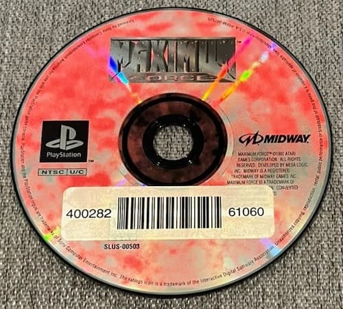 Maximum Force (Sony PlayStation 1, 1997) PS1 Disc Only