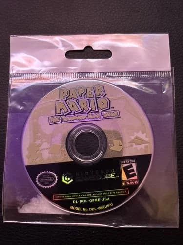 Paper Mario The Thousand Year Door Nintendo GameCube Disc Only Tested