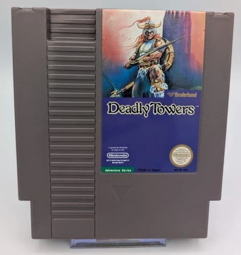 Deadly Towers (Nintendo Entertainment System, 1987) - Authentic - Tested