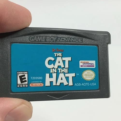 Dr. Seuss' The Cat in the Hat Nintendo Game Boy Advance 2003 GBA Cartridge Only