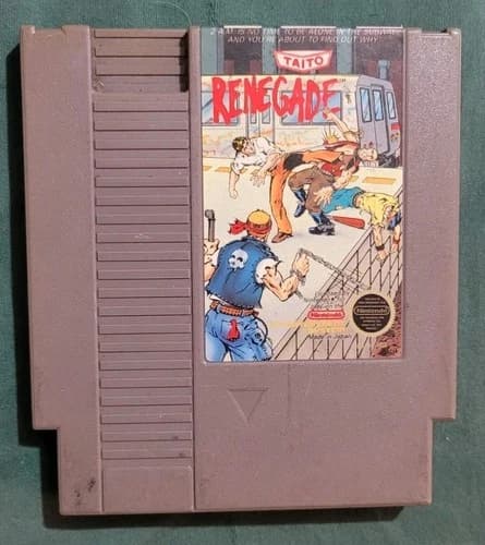 Renegade (Nintendo Entertainment System, 1988) Tested and Working