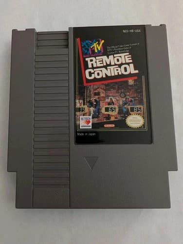 Vintage Nintendo Entertainment System NES MTV Remote Control Authentic