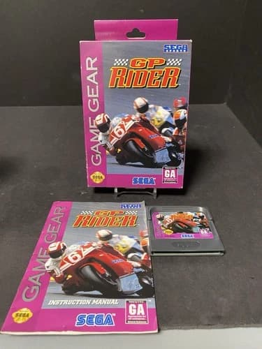 Sega Game Gear GP Rider CIB Complete in Box
