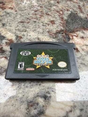 Nintendo Game Boy Advance (GBA) Texas Hold 'Em Poker - Cartridge Only