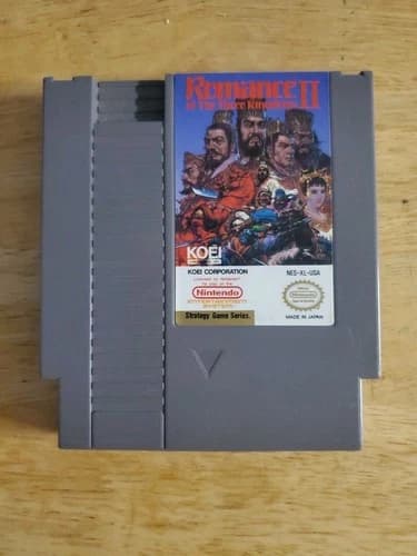 Romance of the Three Kingdoms II (Nintendo Entertainment System) rare nes game