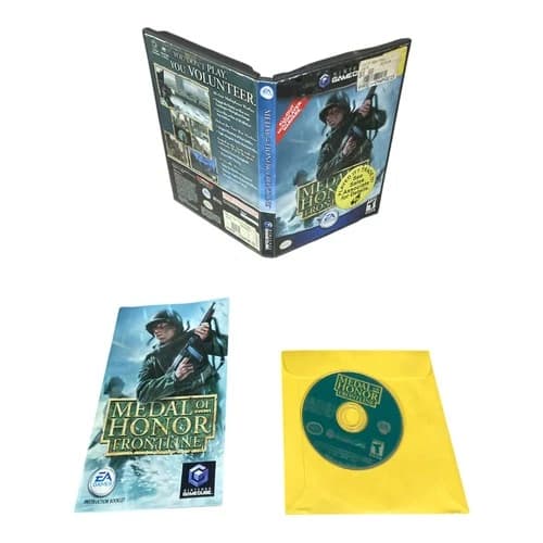 Nintendo GameCube NGC CIB Complete TESTED Medal of Honor Frontline BL CF