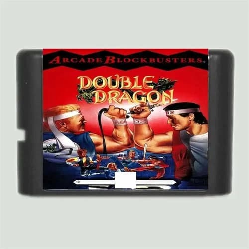 Double Dragon Region Free Game Cartridge Card For Sega Genesis 16 Bit US EU