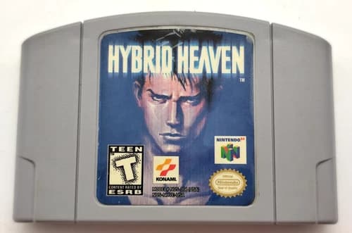 Hybrid Heaven (Nintendo 64 N64, 1999) *Cart Only* Authentic Tested & Cleaned!