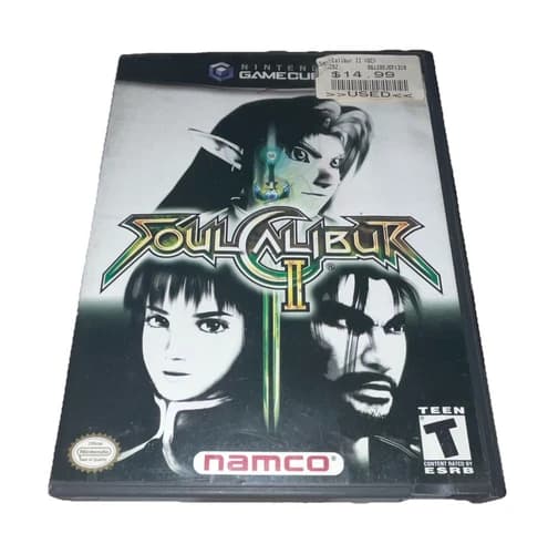 Namco SoulCalibur II Nintendo GameCube Complete w/ Case Manual NTSC-U/C 2003 T