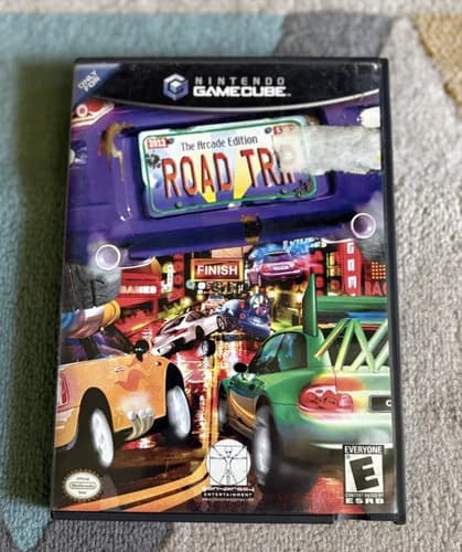 Road Trip: The Arcade Edition Nintendo GameCube Complete CIB Game Case Manual