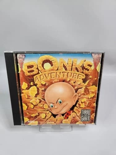 Bonk's Adventure (TurboGrafx-16, 1990) CIB Complete In Case - Card, Case, Manual