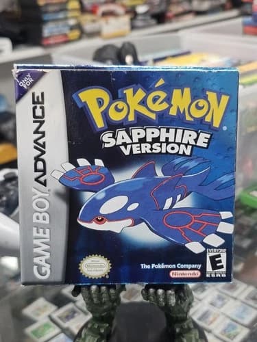 Pokemon: Sapphire (Nintendo Gameboy Advance, 2003) GBA Complete in Box CIB