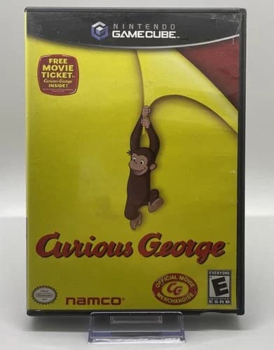 Curious George (Nintendo GameCube, 2006) Complete With Manual
