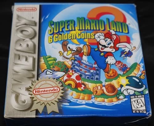 Super Mario Land 2: 6 Golden Coins (Nintendo Game Boy) ~ CIB Working