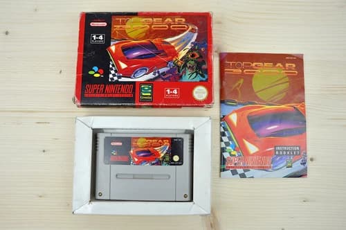 SNES - Top Gear 3000 - (CIB, with manual)
