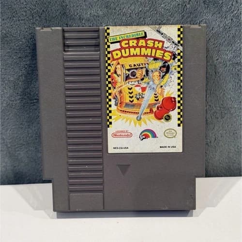 The Incredible Crash Dummies Nintendo NES LJN 1993 Game Cartridge