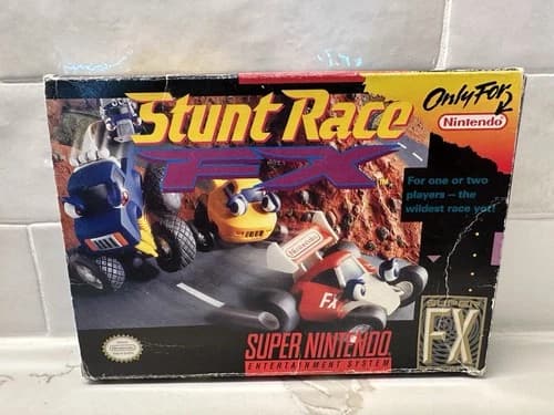Stunt Race FX (Super Nintendo Entertainment System, 1994) CIB - cleaned, tested