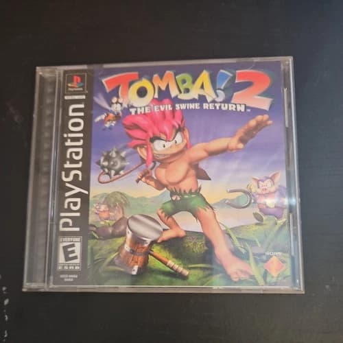Tomba 2: The Evil Swine Return Sony PlayStation 1 2000 Complete Tomba! 2