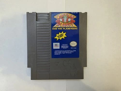 Captain Planet And The Planeteers Authentic Working Cartridge Nintendo NES 1991