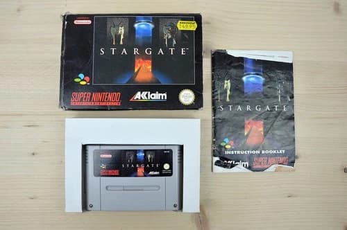 SNES - Stargate - (CIB, with manual)