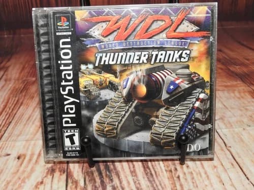 World Destruction League: Thunder Tanks (ps1 PlayStation 1) CIB w/registration