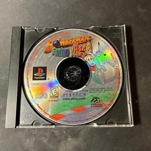 Bomberman Fantasy Race (Sony PlayStation 1, 1998) Disc Only Tested