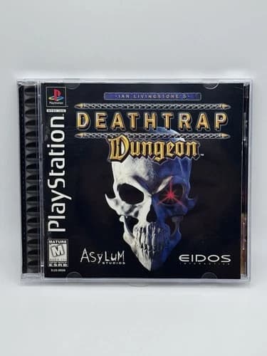 Deathtrap Dungeon (Sony PlayStation 1, 1998) PS1 Complete CIB W/ Reg Card