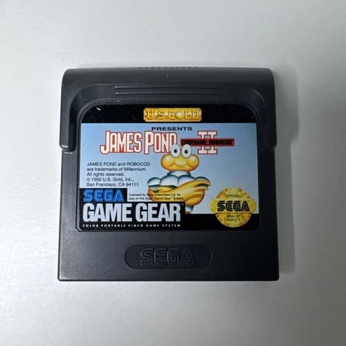 James Pond II Codename: RoboCod (Sega Game Gear, 1993) Authentic Cart - Tested