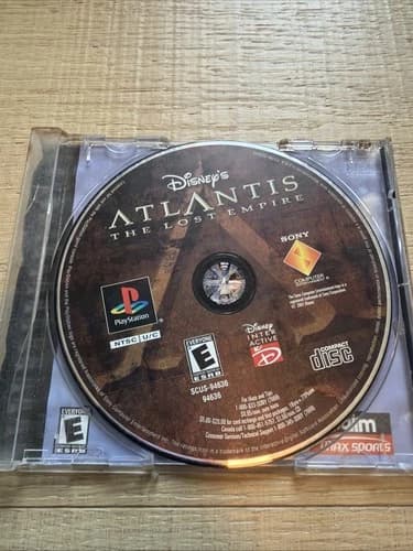 Disney's Atlantis: The Lost Empire (Sony PlayStation 1, 2001) PS1 DISC ONLY