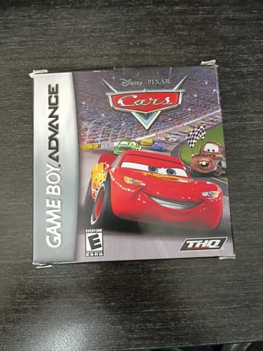 Disney Cars Nintendo Game Boy Advance GBA Box Manual Tested