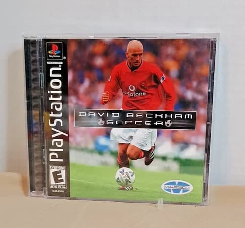 Sony Playstation 1 PS1 David Beckham Soccer MIB COMPLETE 2002