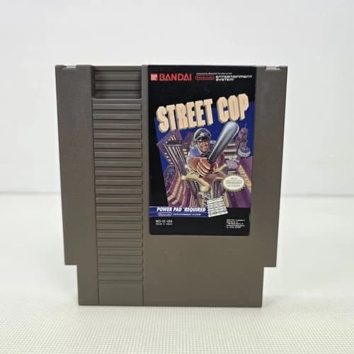 Street Cop Nintendo NES Authentic Bandai 1989 Power Pad Required Tested