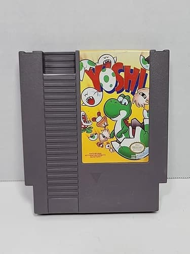 Yoshi Nintendo Entertainment System NES Game Cartridge Only Vtg Pre-Owned Game