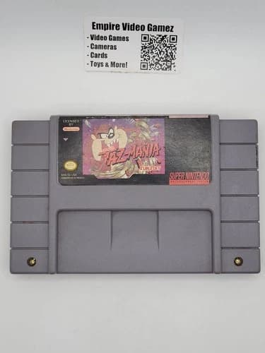 Taz-Mania (Super Nintendo SNES, 1993) - Cartridge Only - Tested, Working