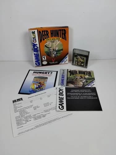 Deer Hunter - Game Boy Color, 1998 - CIB - Tested - Free Shipping