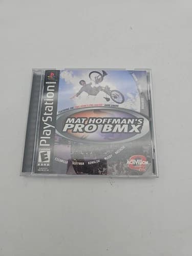 PS1 PLAYSTATION 1 MAT HOFFMAN'S PRO BMX MATT HOFFMAN BIKE GAME NO REG CARD