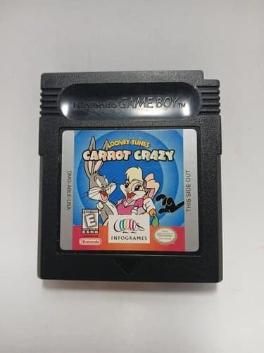 Nintendo-DMG Gameboy Looney Tunes Carrot Crazy Tested