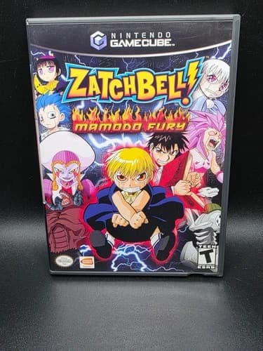 Zatch Bell! Mamodo Fury Nintendo GameCube 2006 Complete CIB Tested