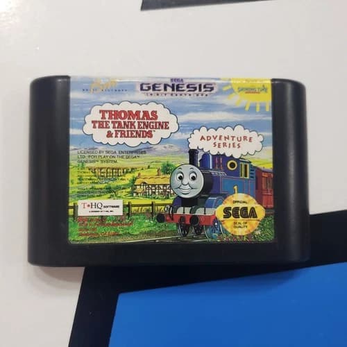 Sega Genesis THOMAS THE TANK ENGINE Cart TESTED & AUTHENTIC r