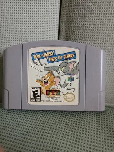 Nintendo 64 Tom and Jerry in Fists of Furry Multiplayer N64 *Tested & Works*