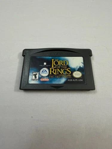 Lord of the Rings: The Two Towers Nintendo Game Boy Advance Tested, Works