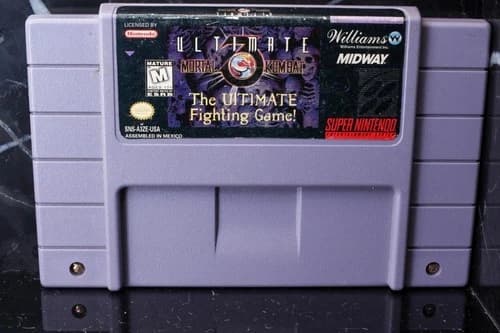 Ultimate Mortal Kombat 3 (SNES, 1996) Authentic Midway Fighting Game - Tested