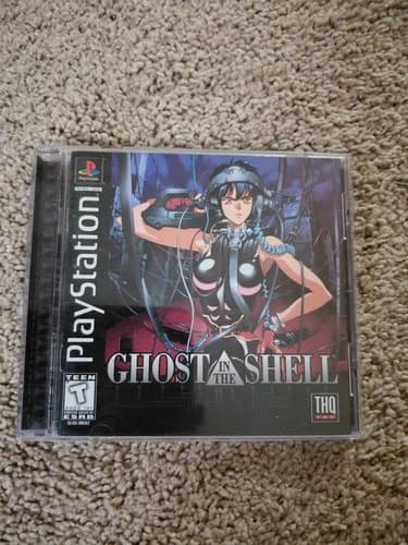 Ghost in the Shell Sony PlayStation 1 PS1 complete CIB missing Registration Card