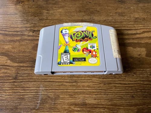 Tonic Trouble Nintendo 64 N64 Authentic Tested Working