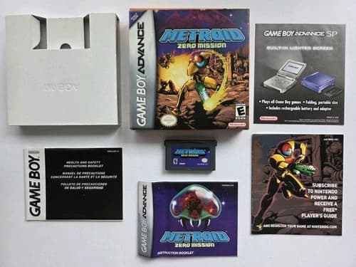 CIB - Metroid: Zero Mission (Game Boy Advance) *Authentic, Tested, See Pics*