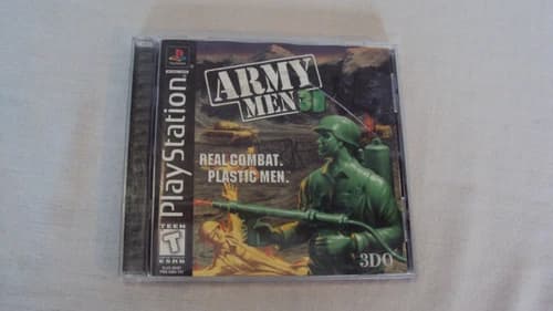Army Men 3D (Sony PlayStation 1 1999) PS1 CIB w/Reg "TESTED" Black Label