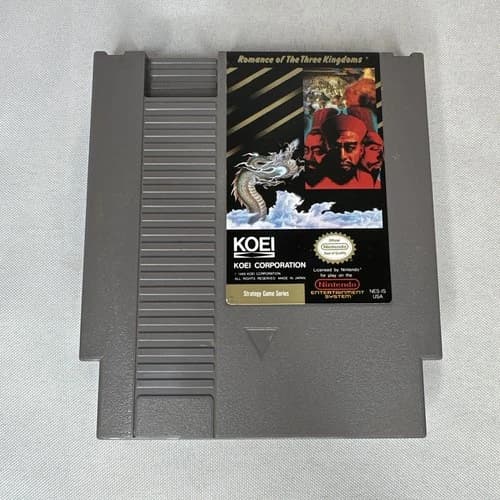 Koei Romance of the Three Kingdoms NES Nintendo Entertainment System Authentic