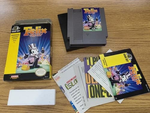 Felix the Cat NES Nintendo Complete In Box CIB Authentic G2U