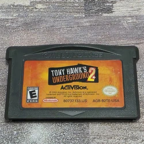 Tony Hawks Underground 2 (GameBoy Advance, 2004) Authentic Cartridge Only TESTED