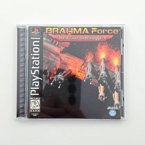 BRAHMA Force The Assault on Beltlogger 9 PlayStation PS1 Complete